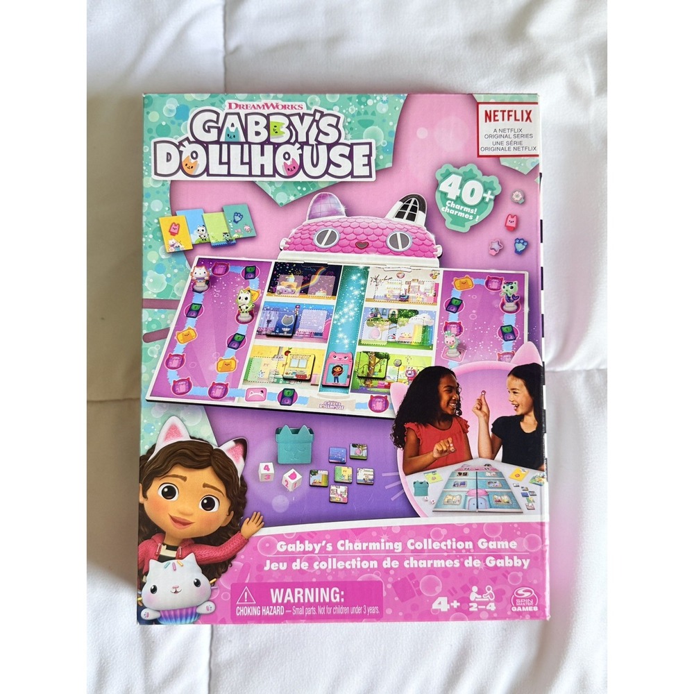 BRAND NEW Gabby's Dollhouse, Charming Collection Game Board Game